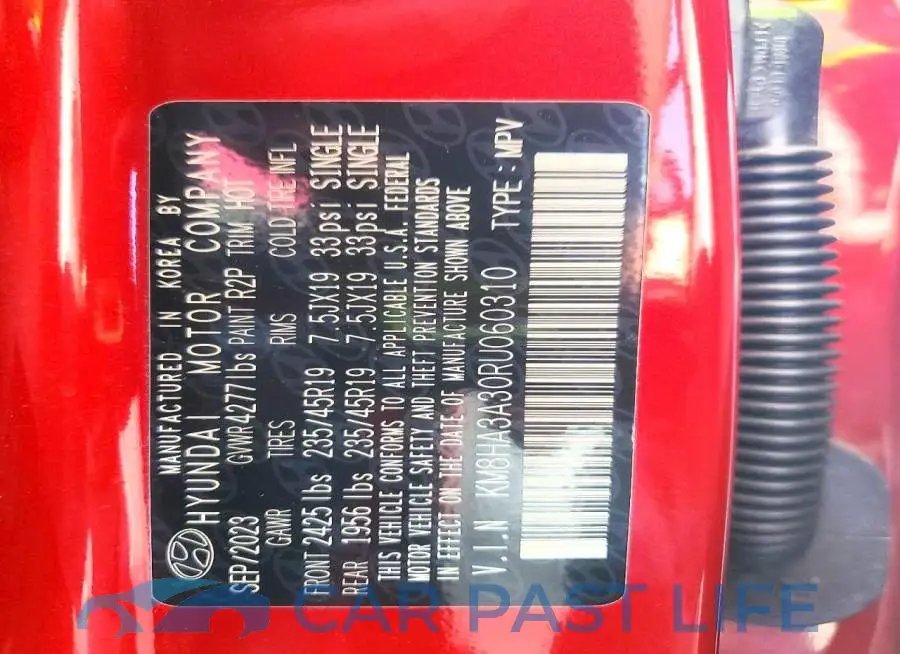 KM8HA3A30RU060310# 13