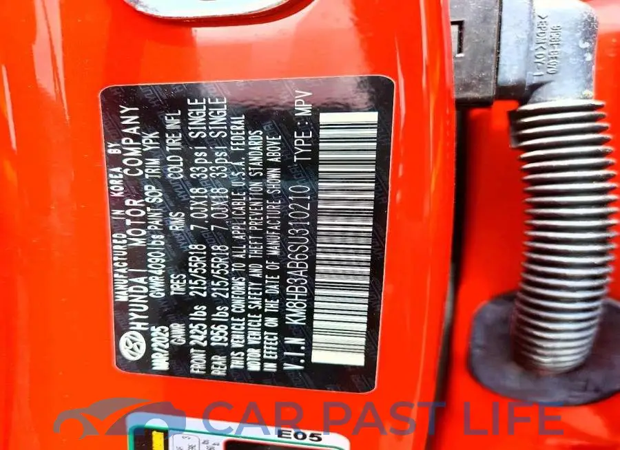 KM8HB3AB6SU310210# 14