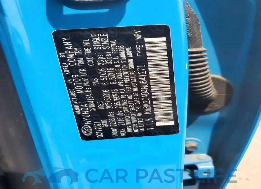 KM8K2CAB4NU841271# 12