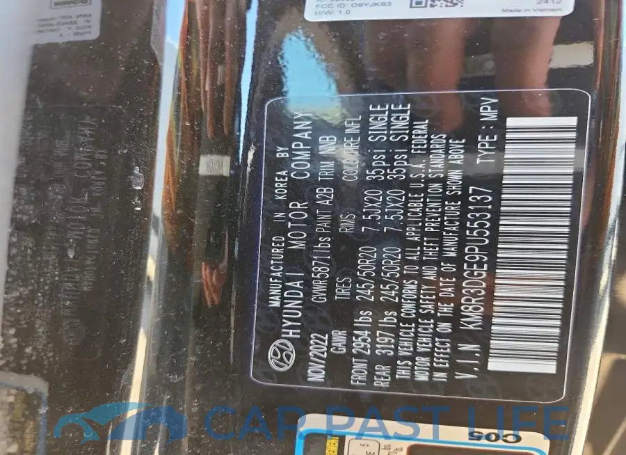 KM8R3DGE9PU553137# 14