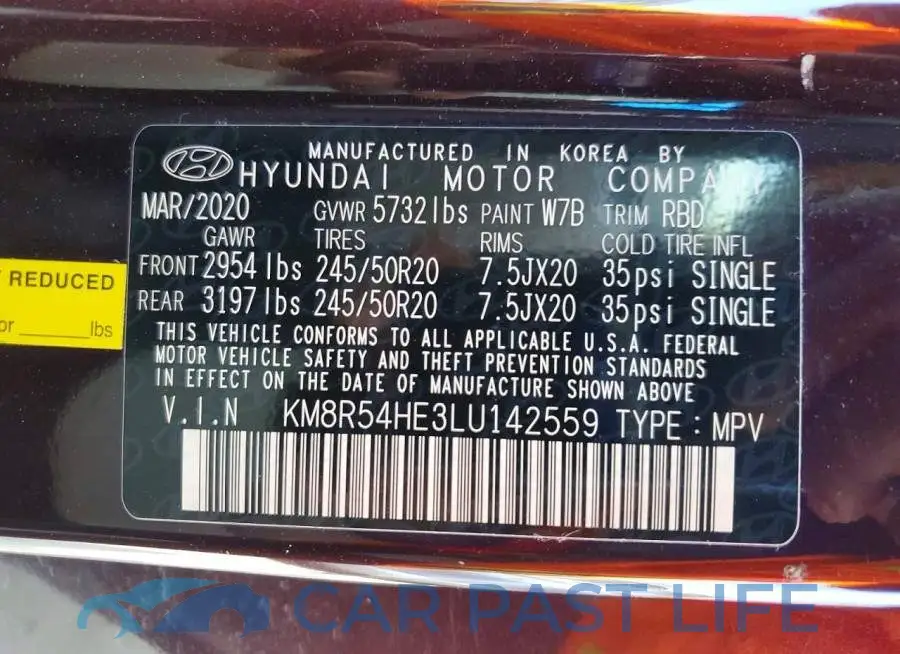 KM8R54HE3LU142559# 13