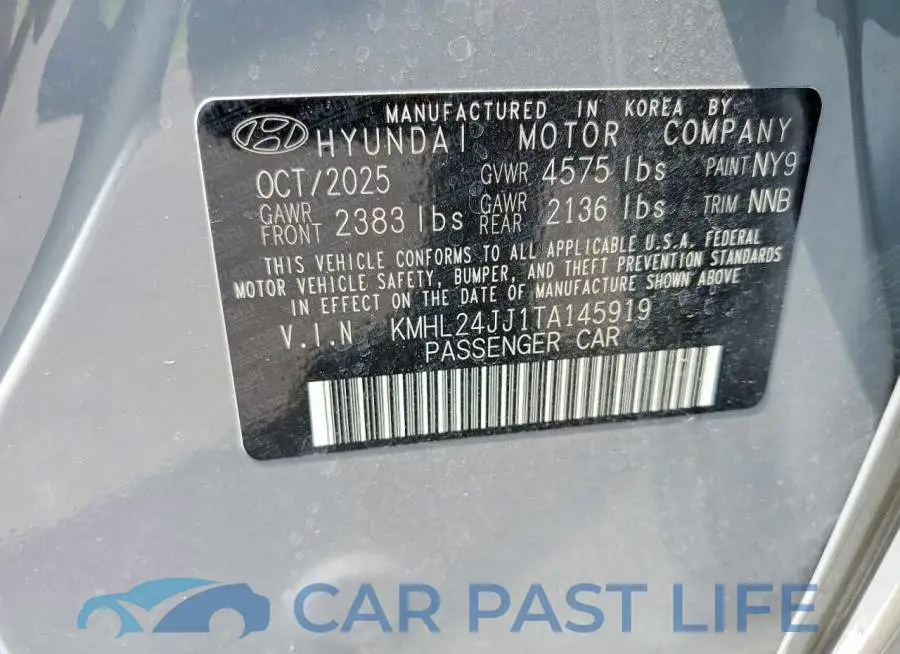KMHL24JJ1TA145919# 12