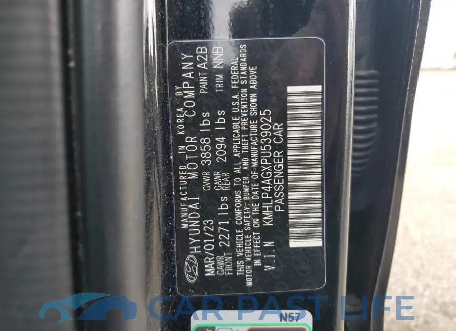 KMHLP4AGXPU539025# 12