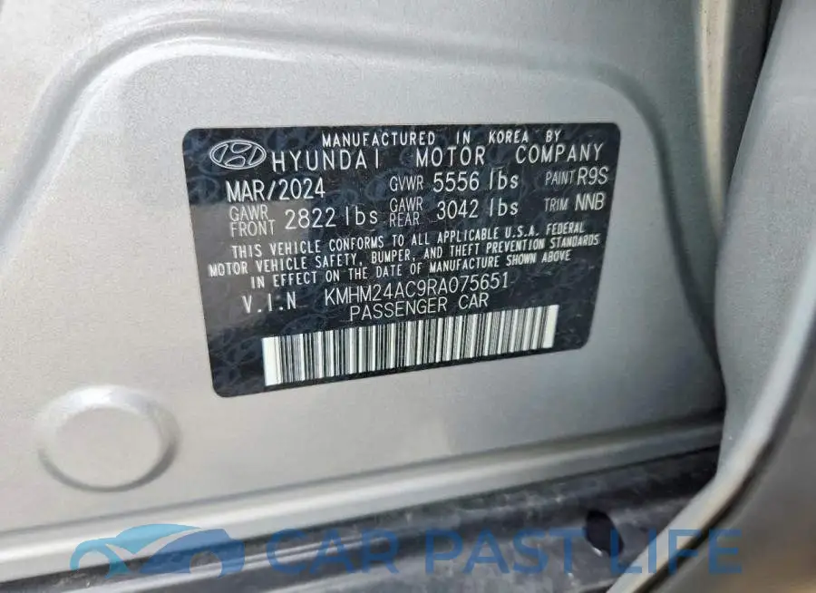 KMHM24AC9RA075651# 12