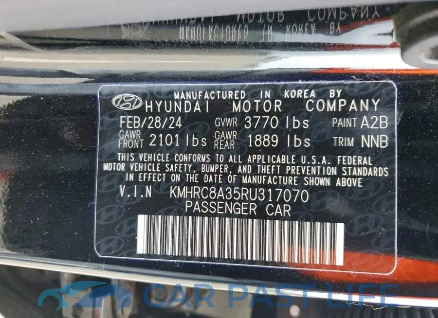 KMHRC8A35RU317070# 13