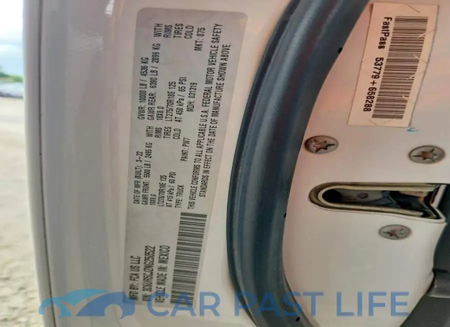3C6UR5CJ2NG250522# 12
