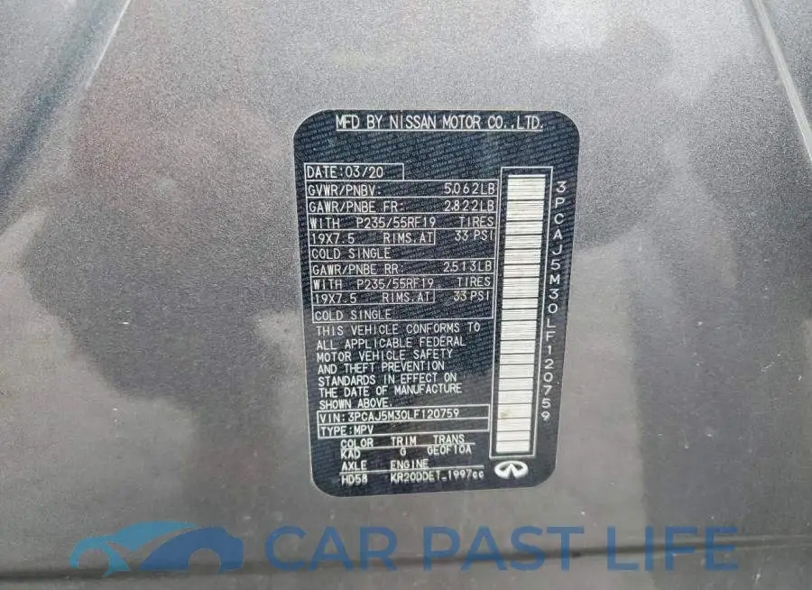 3PCAJ5M30LF120759# 12