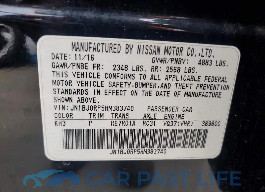 JN1BJ0RP5HM383740# 13