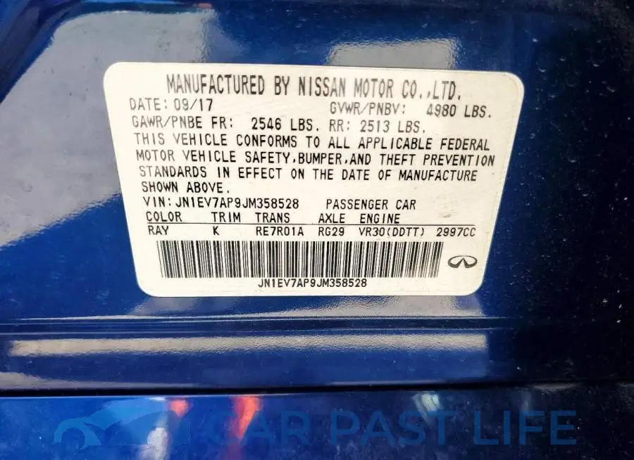 JN1EV7AP9JM358528# 12