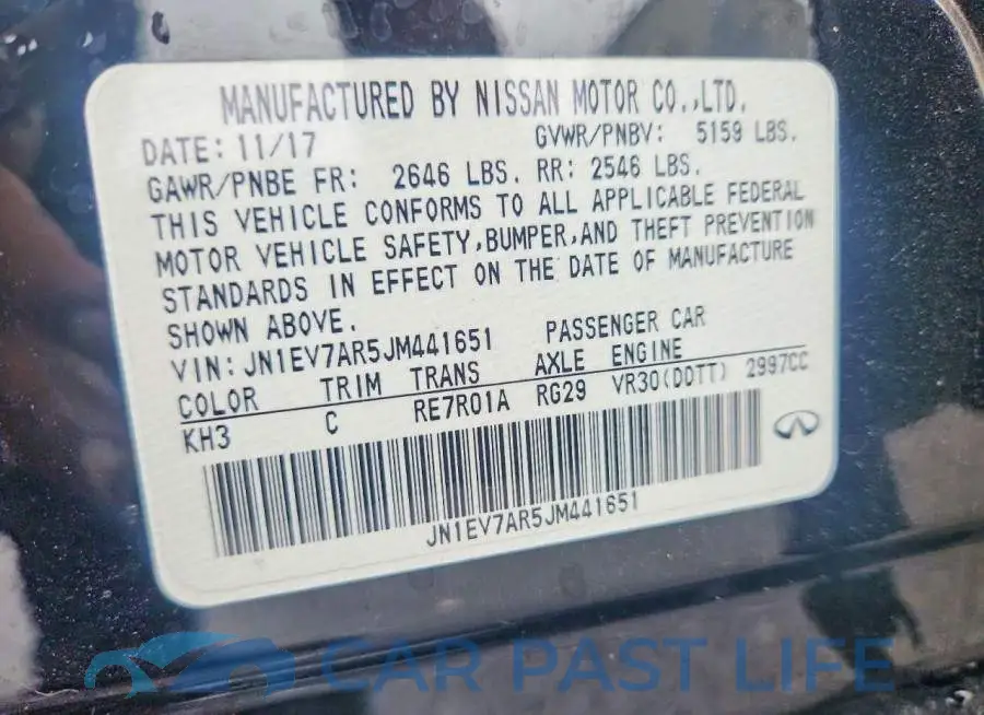 JN1EV7AR5JM441651# 12