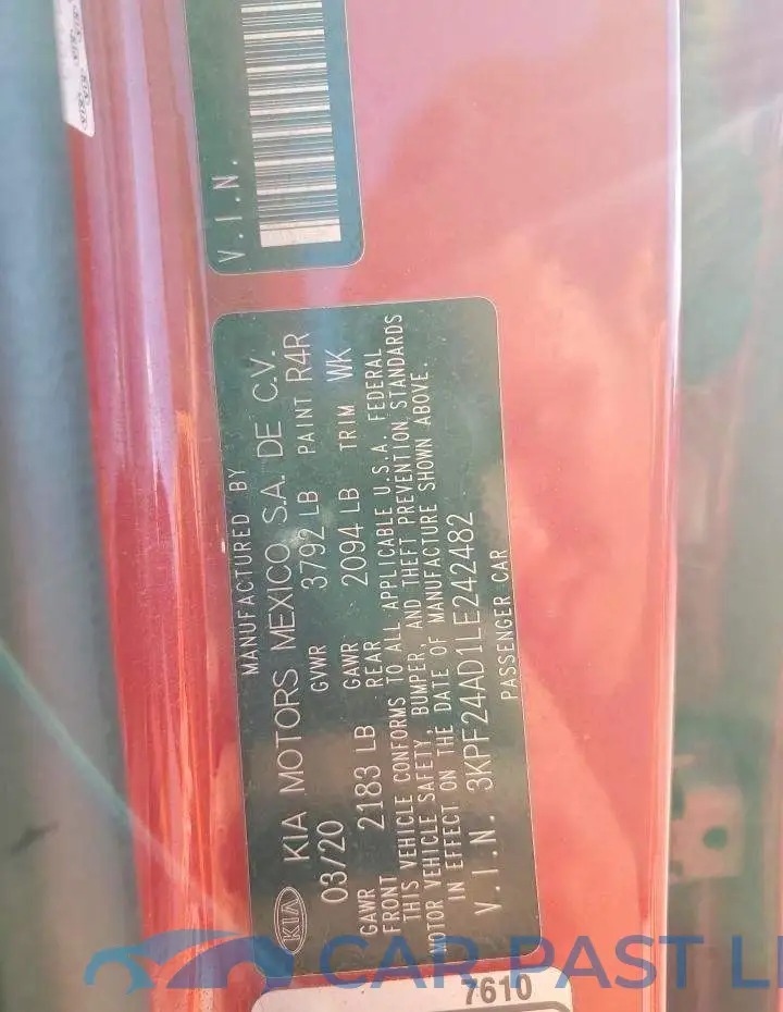 3KPF24AD1LE242482# 12