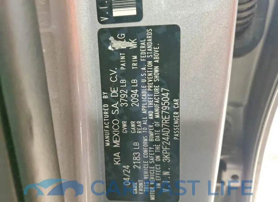 3KPF24AD7RE795047# 12