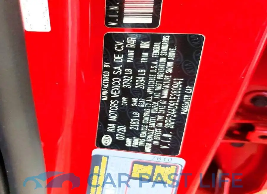 3KPF24AD9LE260941# 13