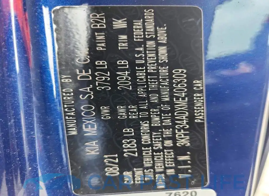 3KPF34ADXME406309# 13