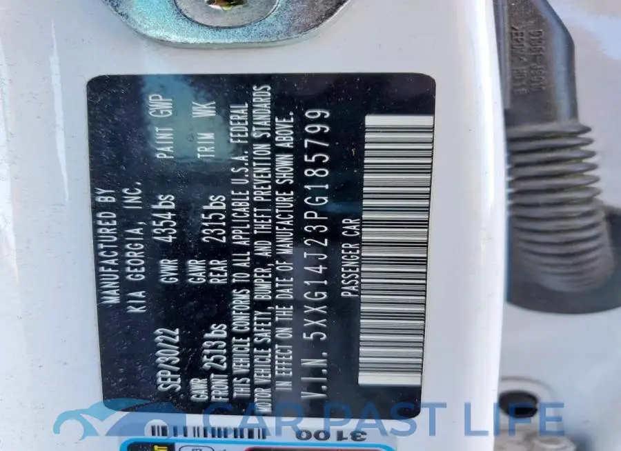 5XXG14J23PG185799# 12