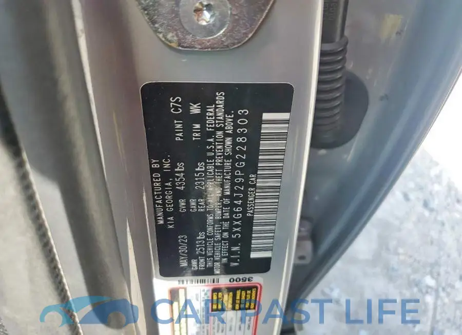 5XXG64J29PG228303# 12
