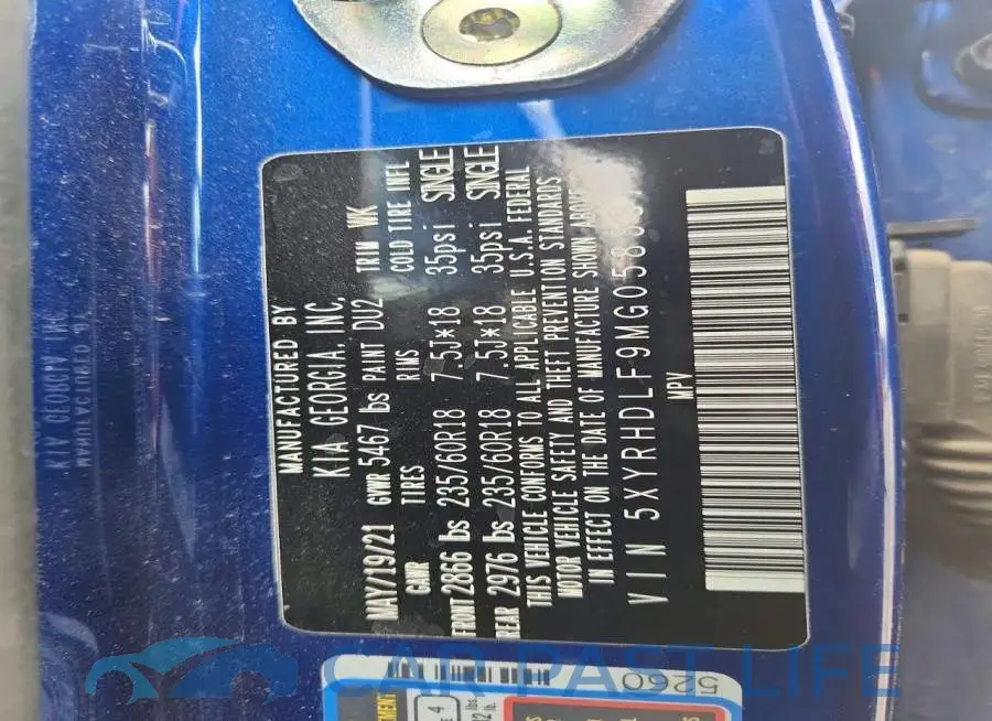 5XYRHDLF9MG058387# 13