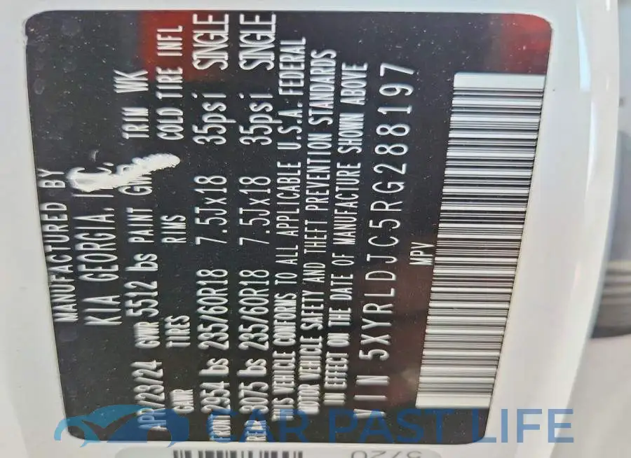 5XYRLDJC5RG288197# 14