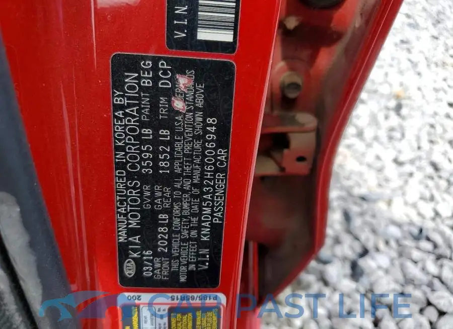 KNADM5A32H6006948# 12
