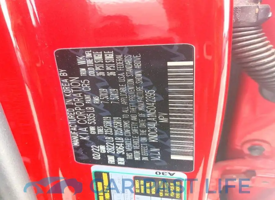 KNDC34LA1N5042395# 12