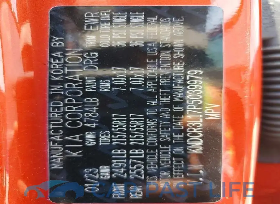 KNDCR3L17P5039979# 13