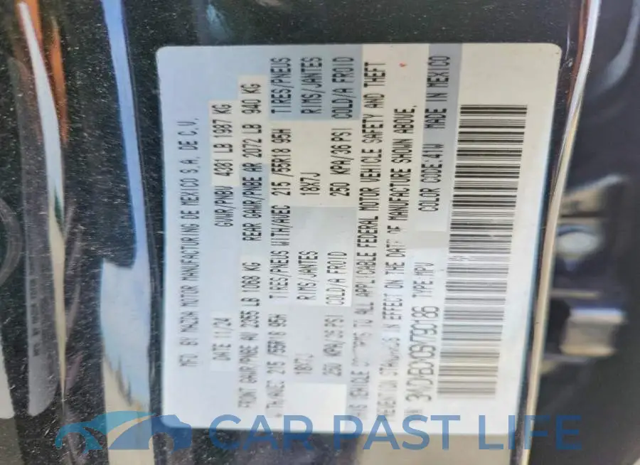 3MVDMBCM0SM790186# 13