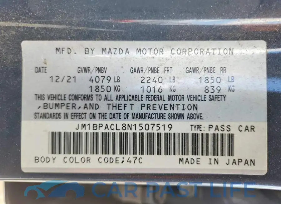 JM1BPACL8N1507519# 13