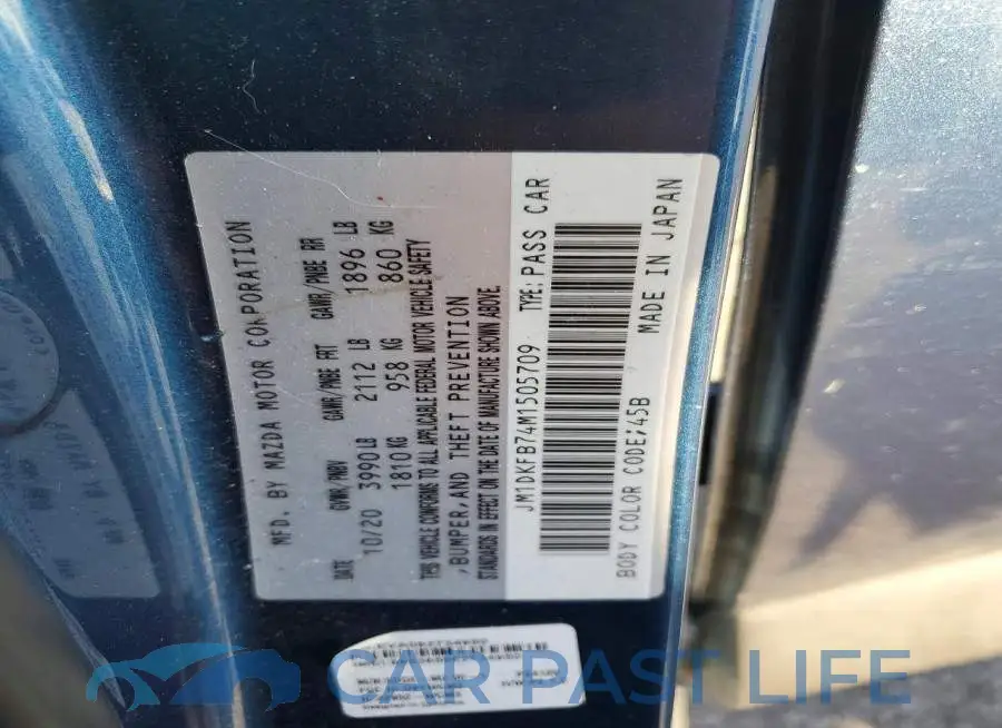 JM1DKFB74M1505709# 12