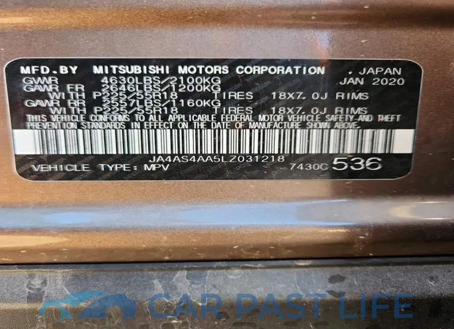 JA4AS4AA5LZ031218# 13
