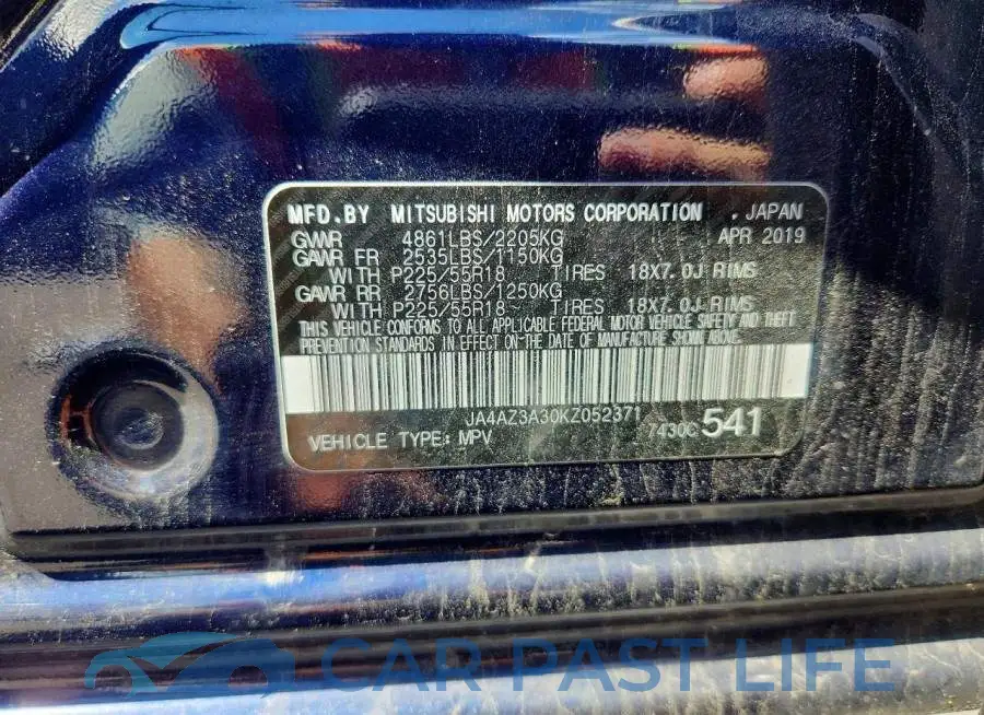 JA4AZ3A30KZ052371# 14
