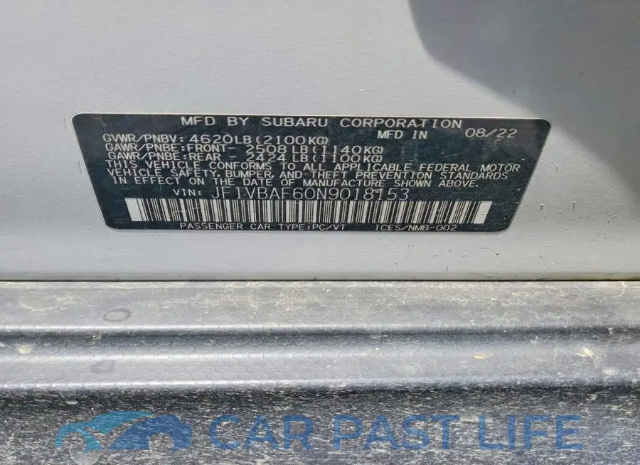 JF1VBAF60N9018153# 12