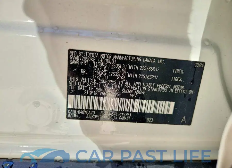 2T3P1RFV6RC482759# 13