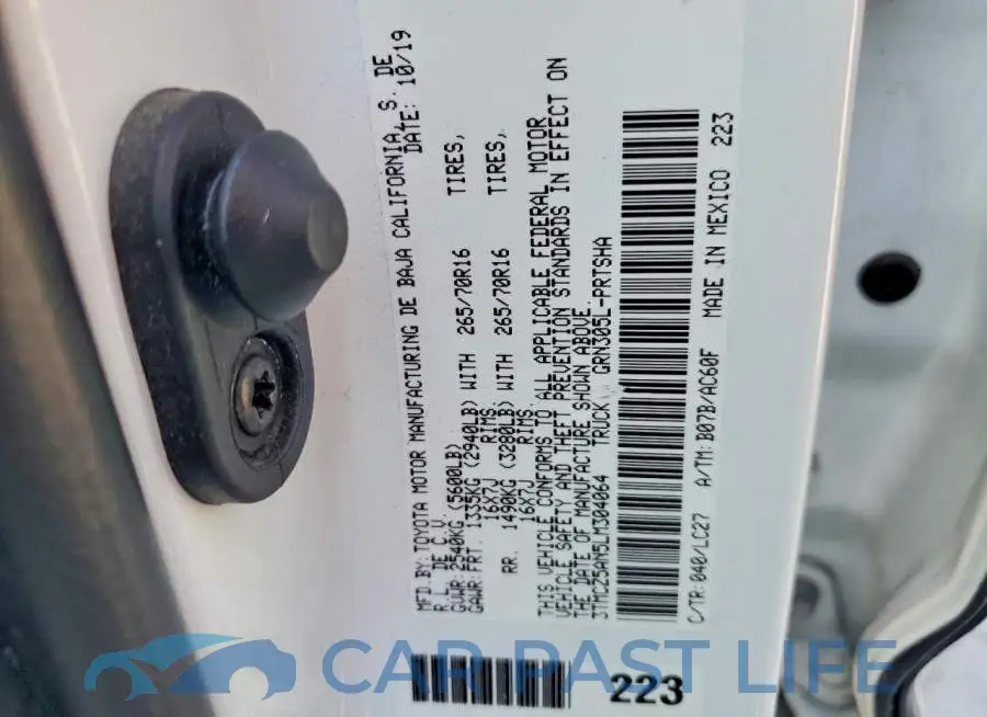 3TMCZ5AN5LM304064# 12