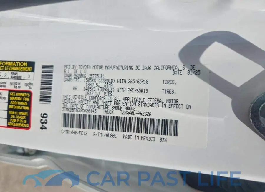3TMKB5FN3SM026143# 12