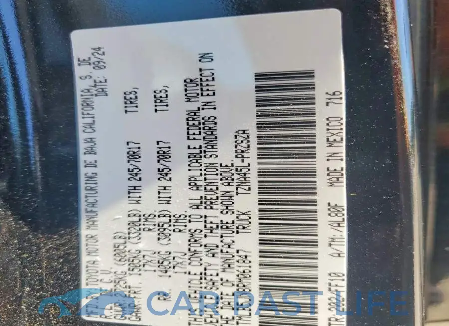3TMLB5JN8RM061847# 13