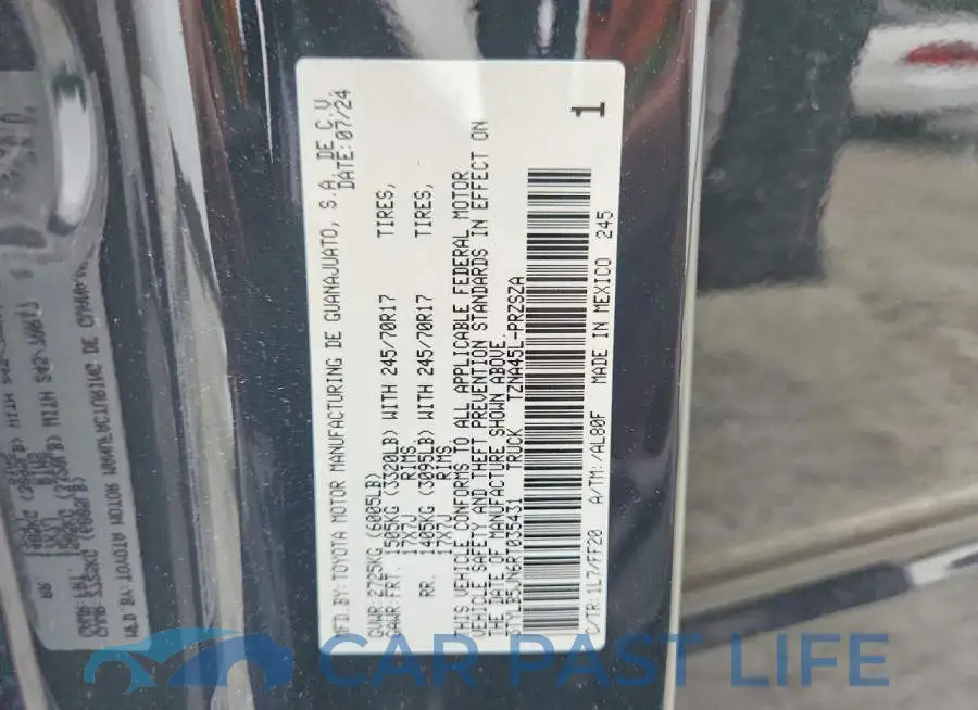 3TYLB5JN6RT035431# 13