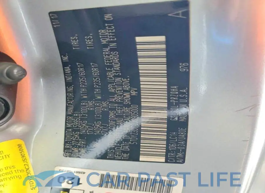 5TDYZ3DC2JS905000# 13