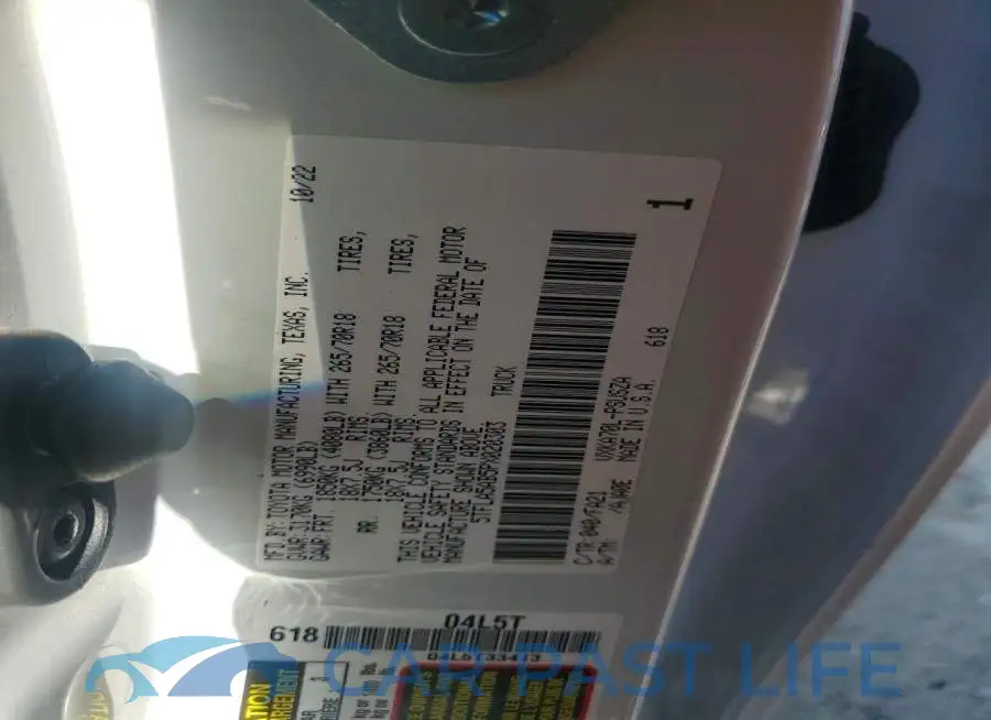 5TFLA5AB5PX020303# 12