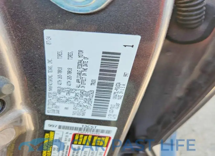 5TFLA5DB9RX223628# 12