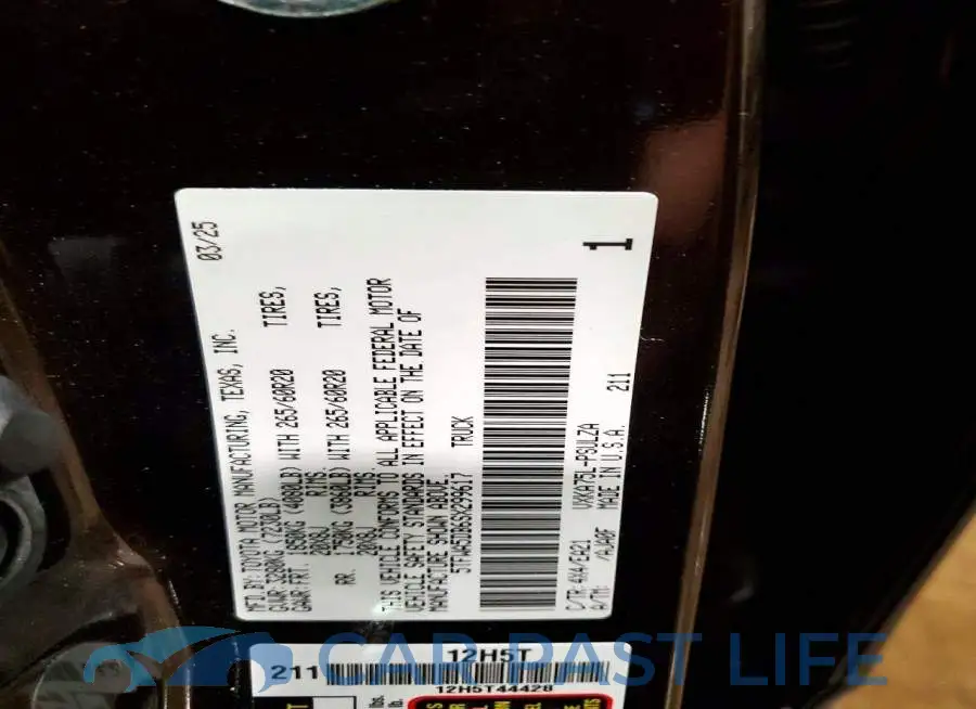 5TFWA5DB6SX299617# 12