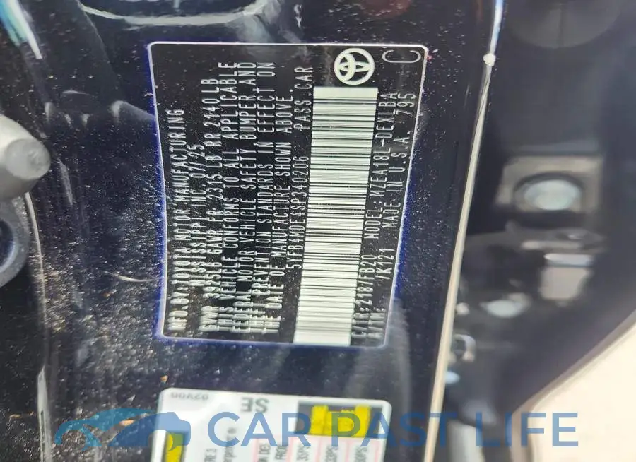 5YFB4MDE4SP340206# 12