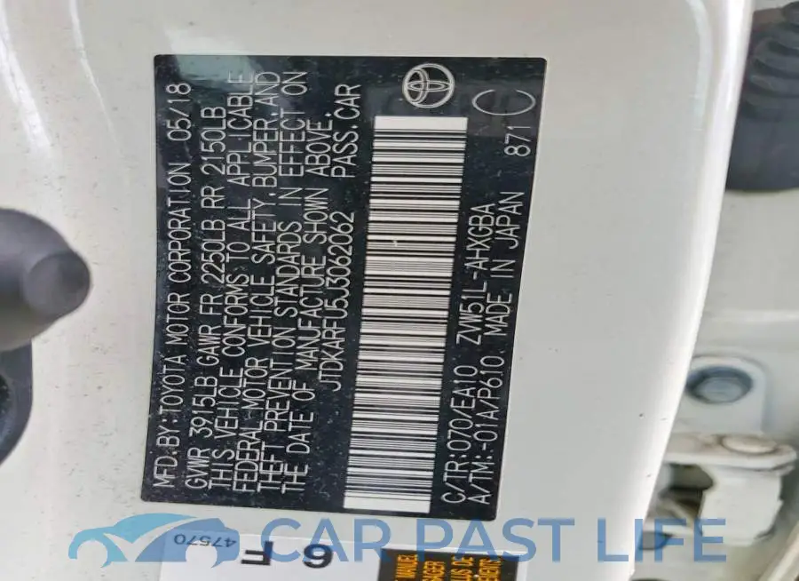 JTDKARFU5J3062062# 13