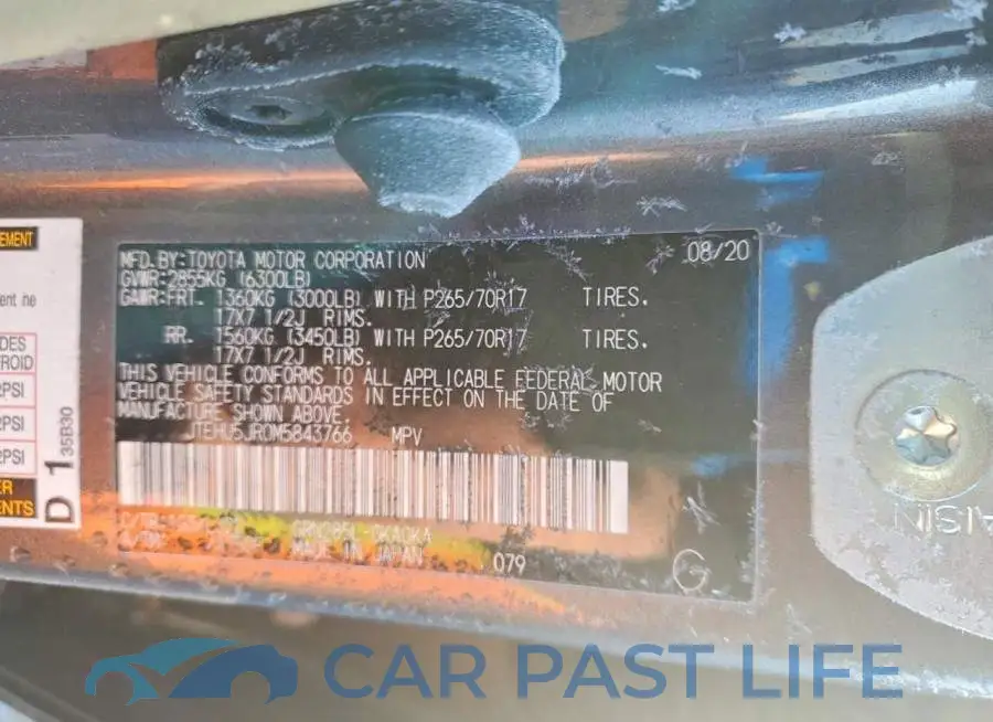 JTEHU5JR0M5843766# 14
