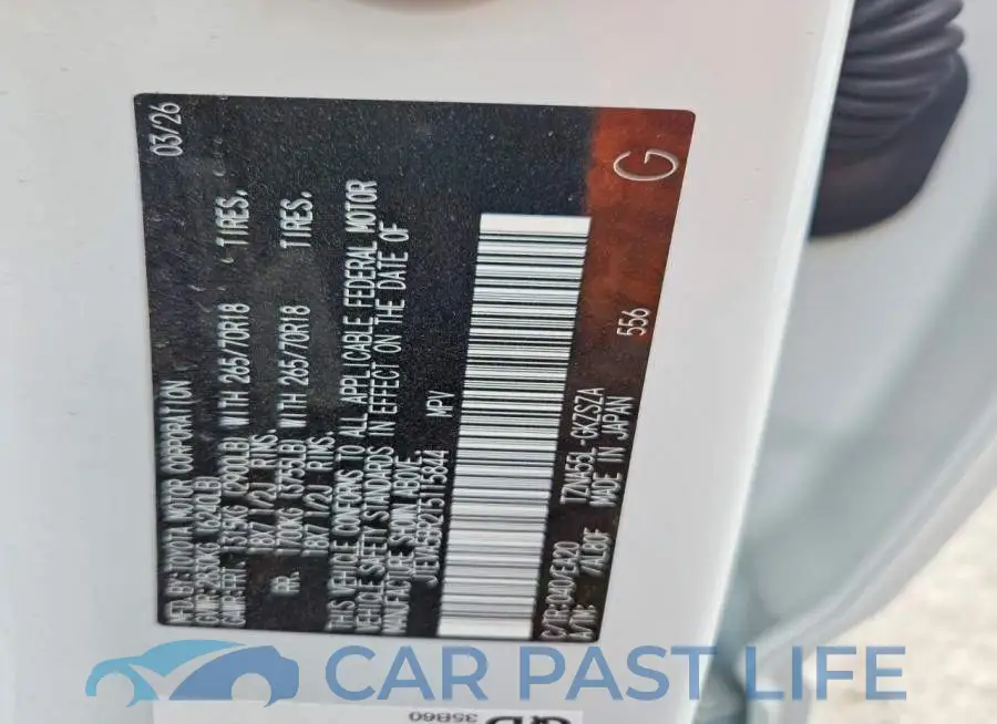 JTEVA5BR2T5115844# 14