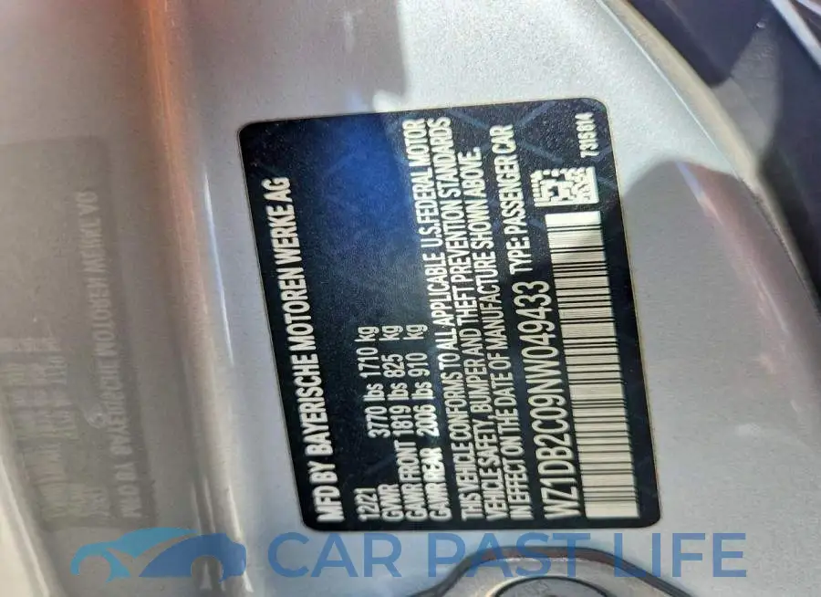 WZ1DB2C09NW049433# 12