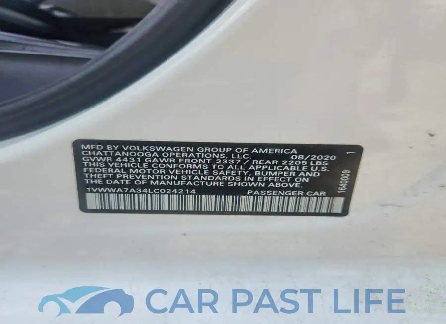 1VWWA7A34LC024214# 12