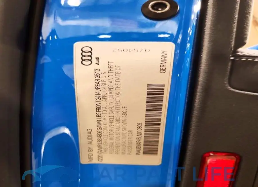 WAUENAF45LN010809# 13