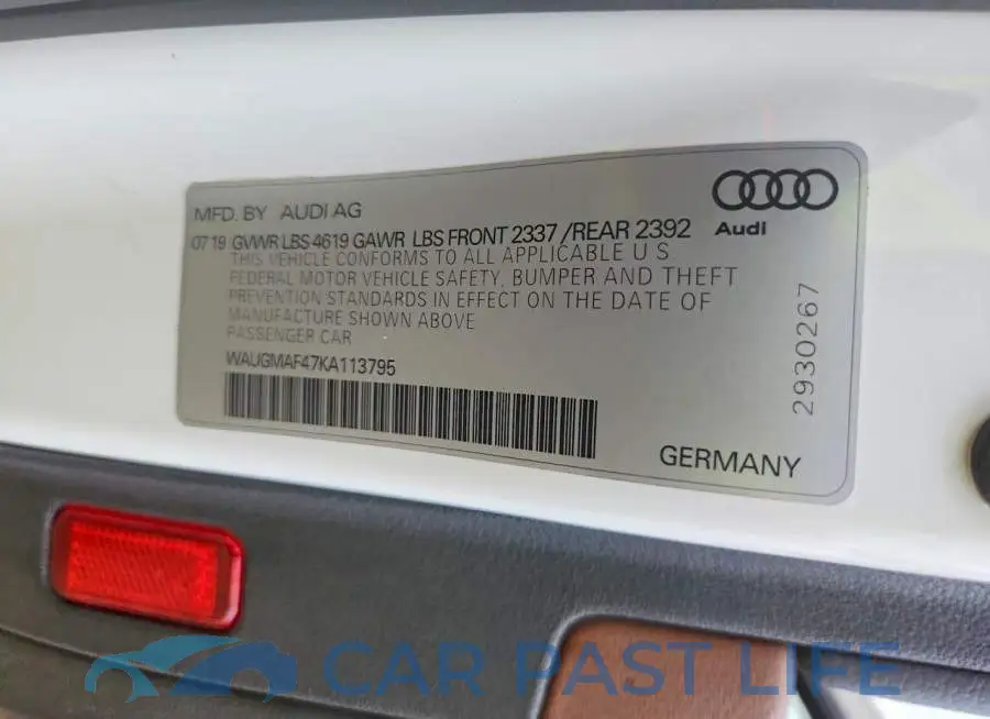 WAUGMAF47KA113795# 13