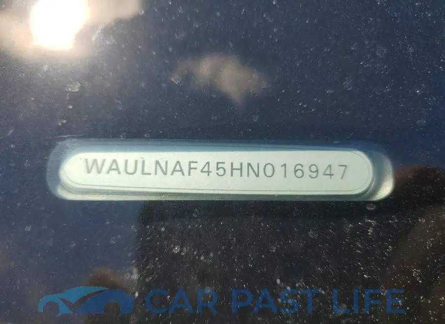 WAULNAF45HN016947# 13
