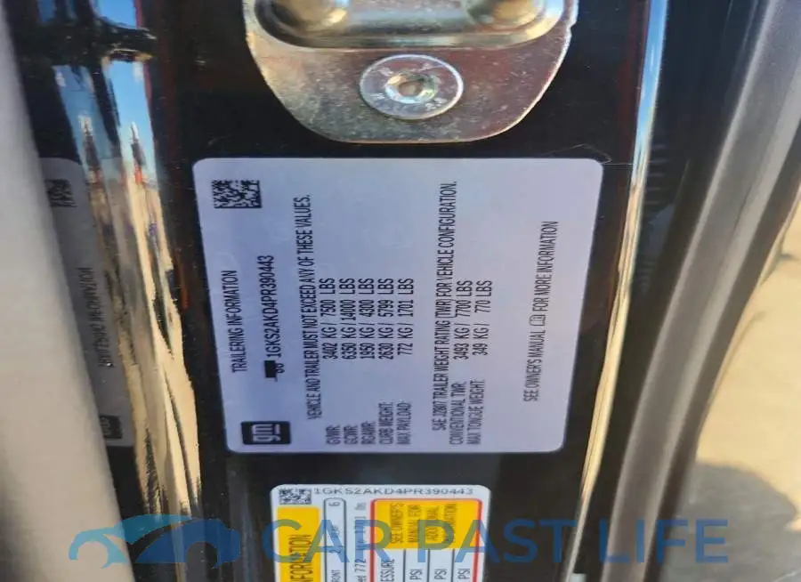 1GKS2AKD4PR390443# 14